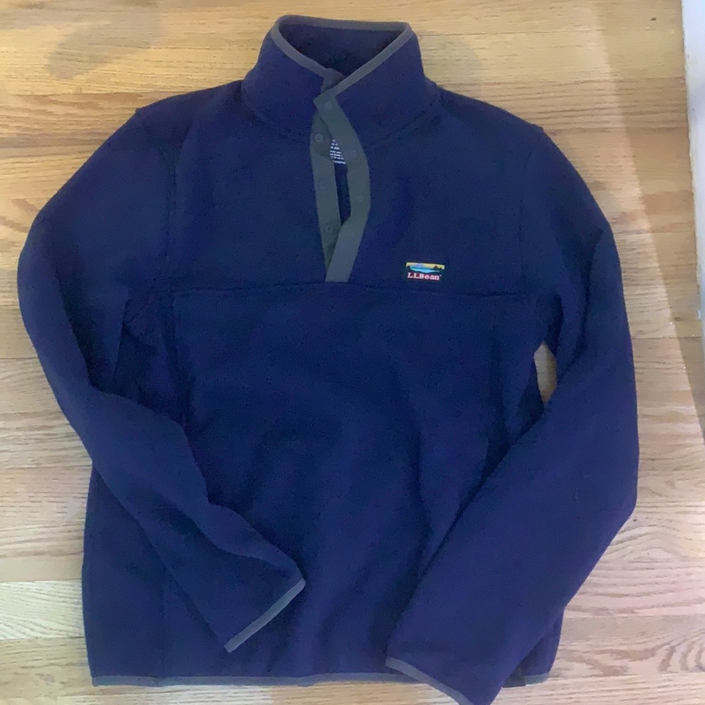 LLBean sweater fleece pullover